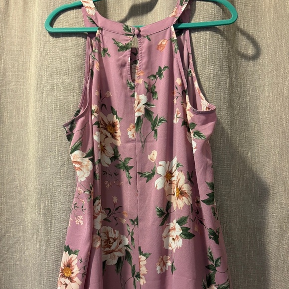 Torrid | Lavender Floral Georgette Tank | Size 2 - Picture 5 of 11